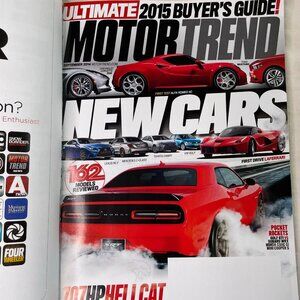 Motor Trend Magazine Car Enthusiast Guide u Sept 2014 Vol 6 No 9 707 HP Hell Cat
